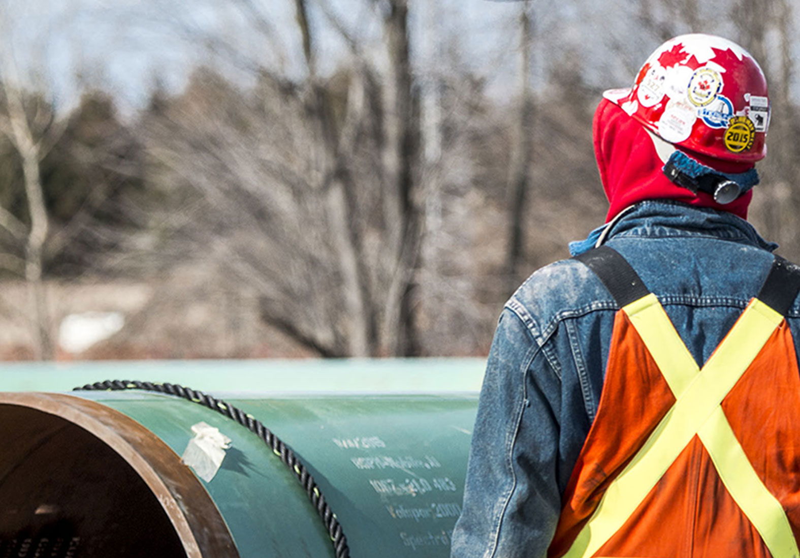 Coastal Gaslink Pipeline Worker Hardhat 