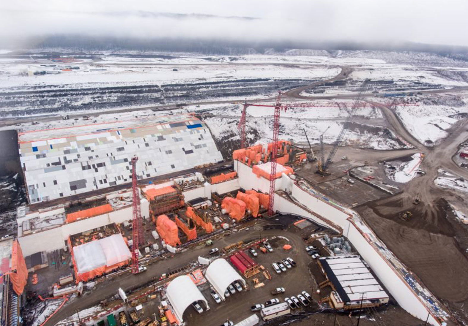 Site C Winter Construction 