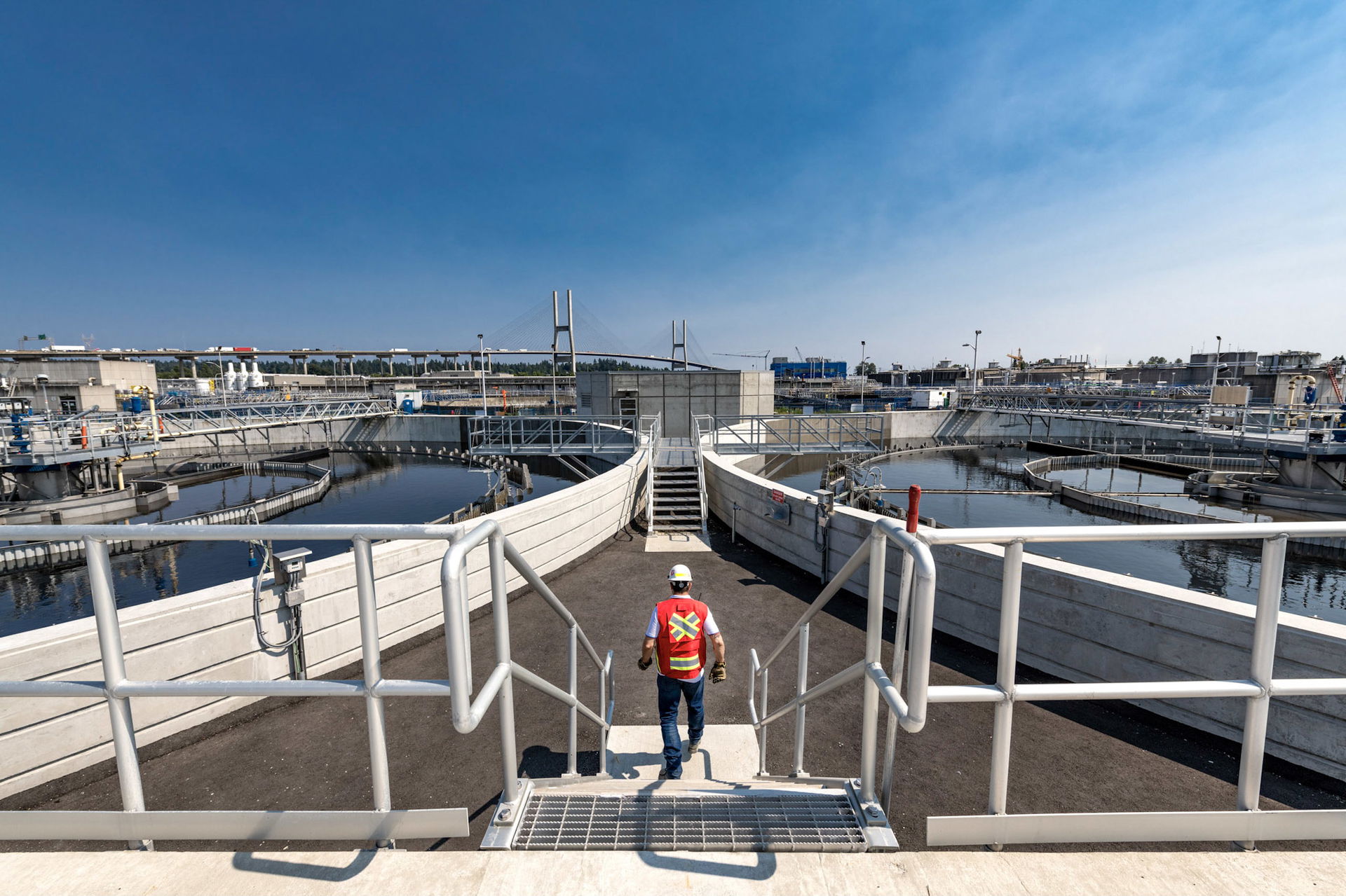 L’usine de traitement des eaux usées d’Annacis Island